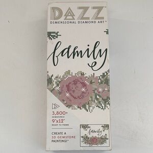 Dazz Dimensional Diamond Art Kit - Family Design